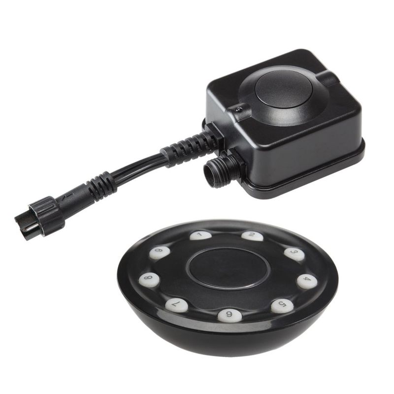 odbiornik radiowy z pilotem Garden Lights 12V 150W 9 linii IP44 1 szt.