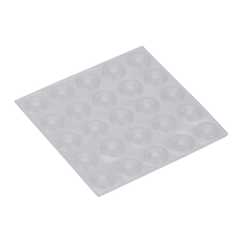 Odbojniki Diall 8 mm transparentne 25 szt.