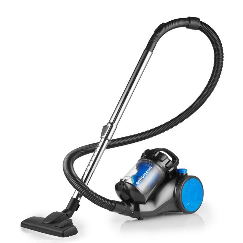 Odkurzacz bezworkowy cyklonowy BERGMANN BT001O 800 W 2L filtr HEPA, regulacja mocy, max 3500W, wielozadaniowy 1szt.