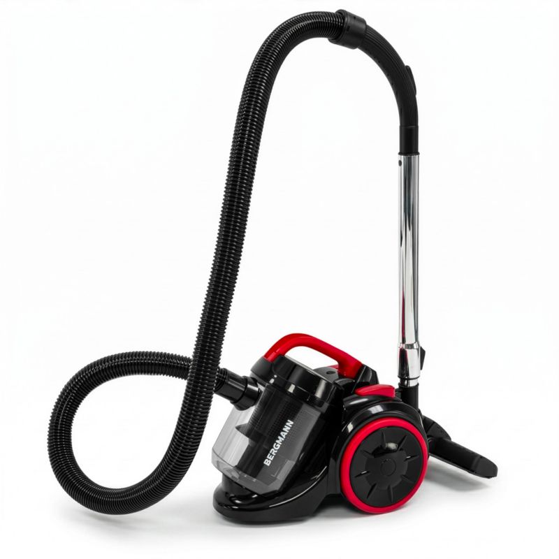 Odkurzacz bezworkowy cyklonowy BERGMANN BT002O 800W 3L filtr HEPA, regulacja mocy, max 3500W, wielozadaniowy 1szt.