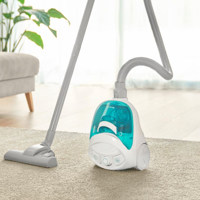 Odkurzacz Bezworkowy Sencor SVC 1015TQ Lekki Mocny Biały 800W Epa E12 1szt
