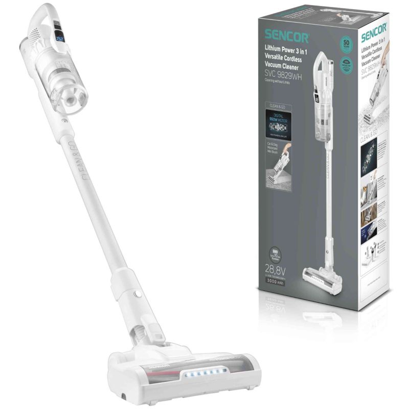Odkurzacz Pionowy Sencor SVC 9829WH 550W 3000 mAh 1szt