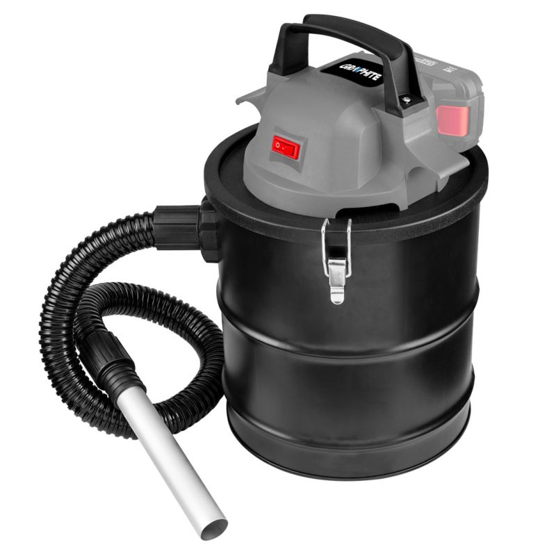Odkurzacz warsztatowy GRAPHITE do popiołu Energy+ 18V Li-lon, zbiornik 15L, bez akumulatora 1 szt