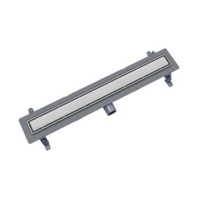 Odpływ liniowy ABS Premium Vogi ruszt Duo pod płytkę 70 cm szary 1 szt.