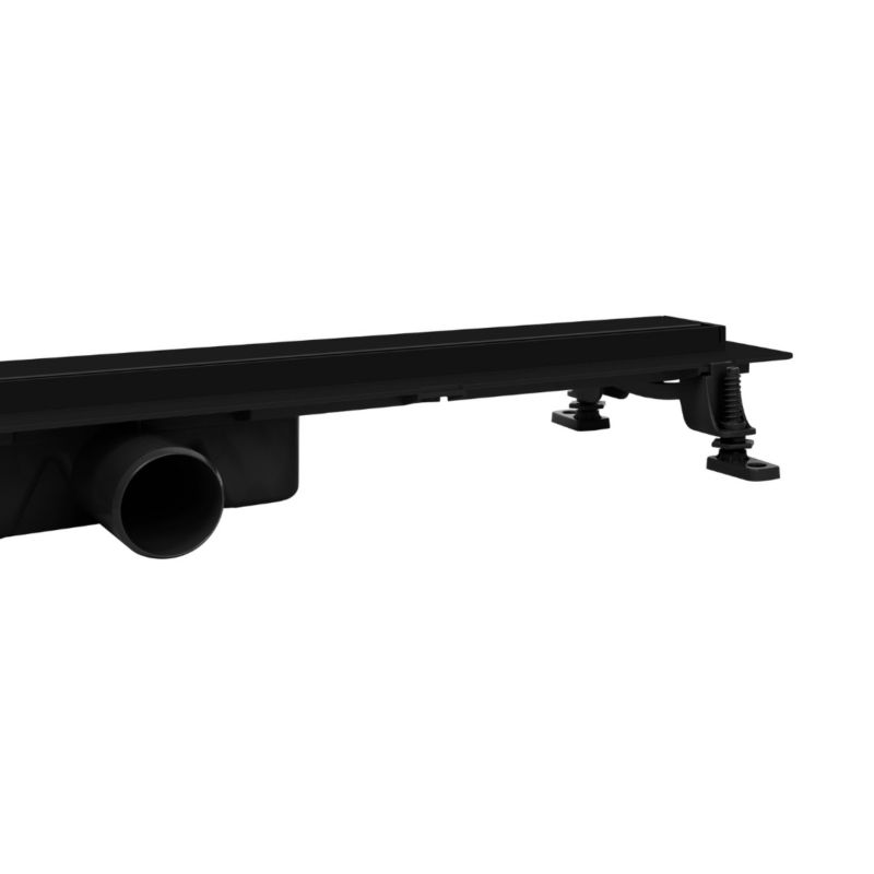 Odpływ liniowy ABS Vogi ruszt Duo pod płytkę 50 cm czarny 1 szt.
