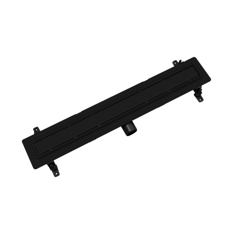 Odpływ liniowy ABS Vogi ruszt Duo pod płytkę 90 cm czarny 1 szt.
