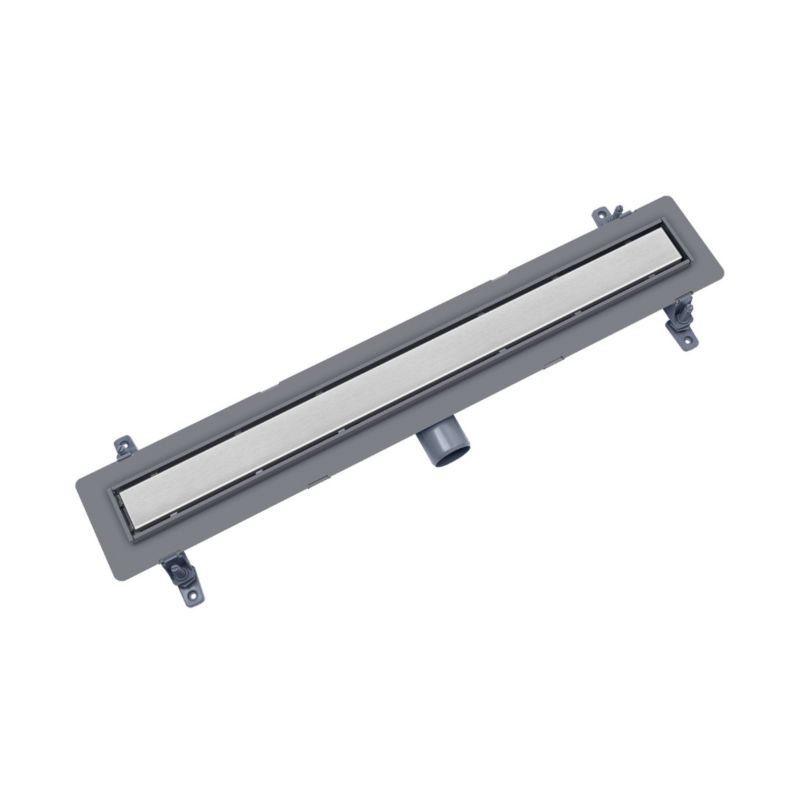 Odpływ liniowy ABS Vogi ruszt Duo pod płytkę 90 cm szary 1 szt.