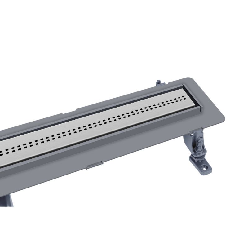Odpływ liniowy ABS Vogi ruszt kwadraty Cube pod płytkę 70 cm szary 1 szt.