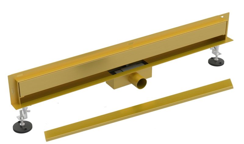 Odpływ Liniowy Ścienny Boczny Granitan Złoty 100 cm 1 szt.