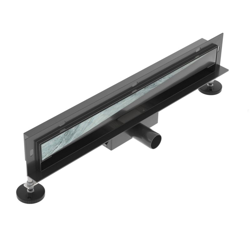 Odpływ liniowy ścienny SEVANTE 60 cm czarny WALL 1 szt.