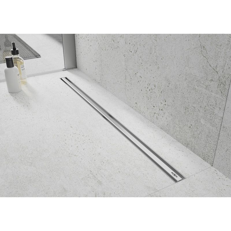 Odpływ liniowy i obrotowy Mexen Flat inox 100 cm 1 szt.