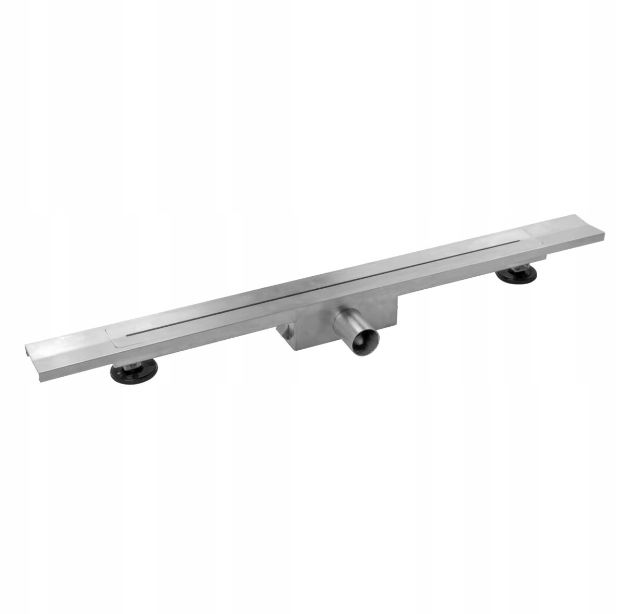 Odpływ liniowy klasyczny ze spadkiem 80 cm stal nierdzewna chrom fi 50