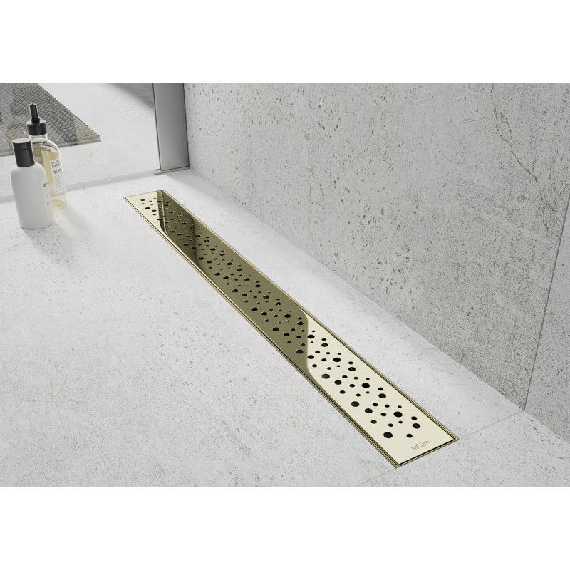 Odpływ liniowy Mexen Flat 100 cm złoty 1 szt.