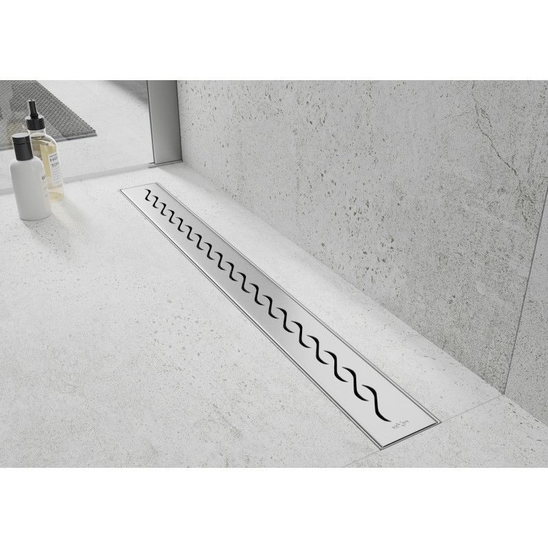Odpływ liniowy Mexen Flat inox 90 cm 1 szt.