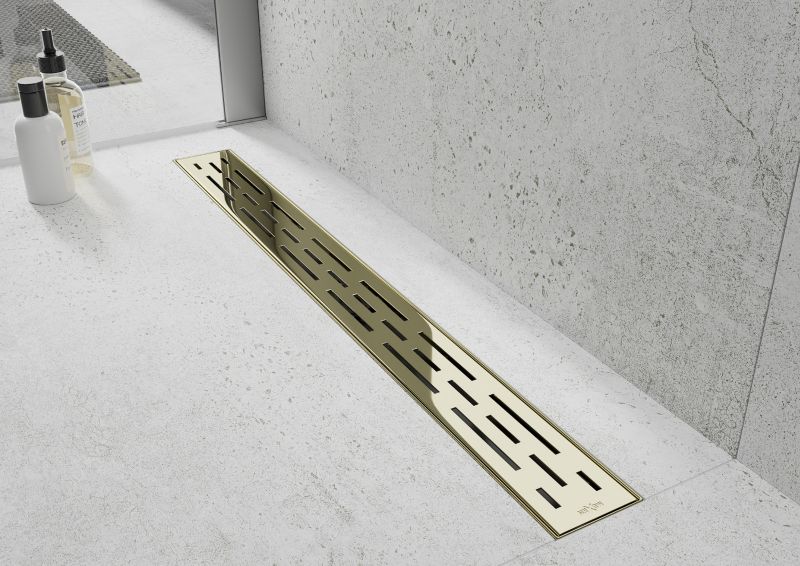 Odpływ liniowy Mexen Flat M01 złoty 80 cm 1 szt