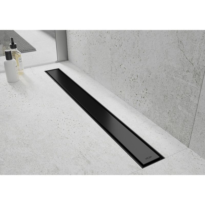 Odpływ liniowy Mexen Flat M13 czarny 100 szt.