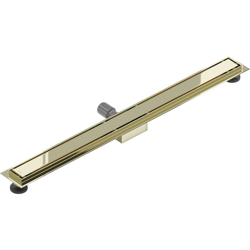 Odpływ liniowy Mexen Flat M13 złoty 100 cm