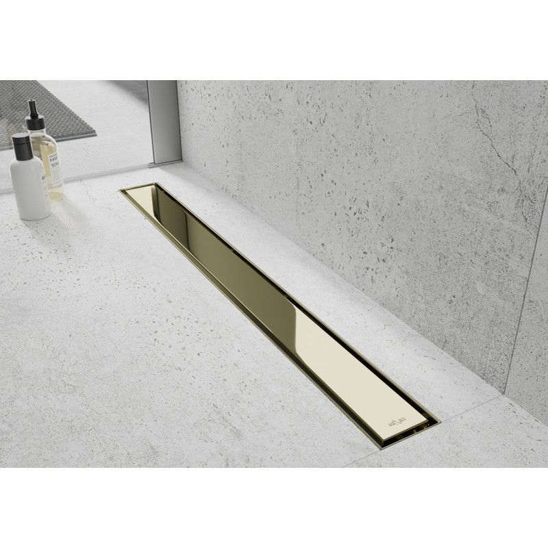 Odpływ liniowy Mexen Flat M13 złoty 130 cm 1 szt.