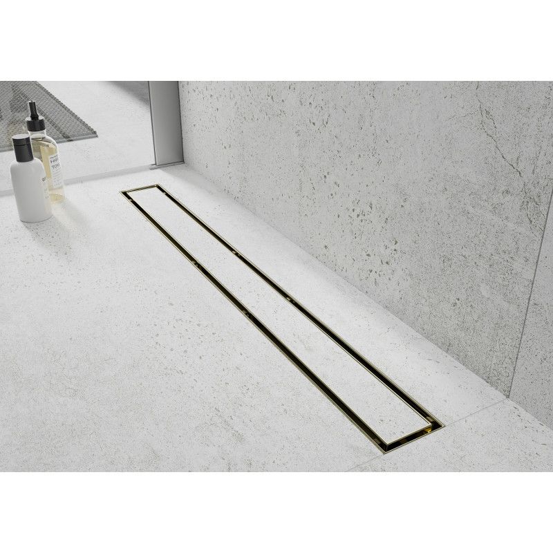 Odpływ liniowy Mexen Flat M13 złoty 130 cm 1 szt.