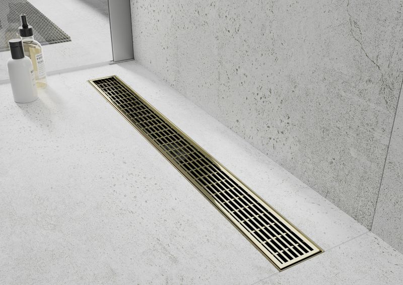 Odpływ liniowy Mexen Flat M33 złoty 80 cm 1 szt