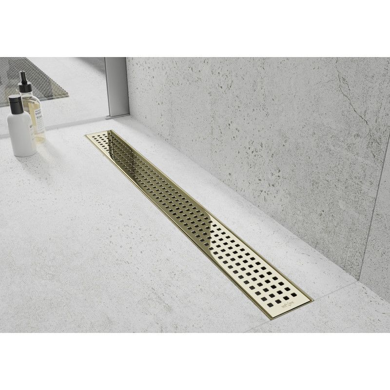 Odpływ liniowy Mexen Flat złoty 100 cm 1 szt.
