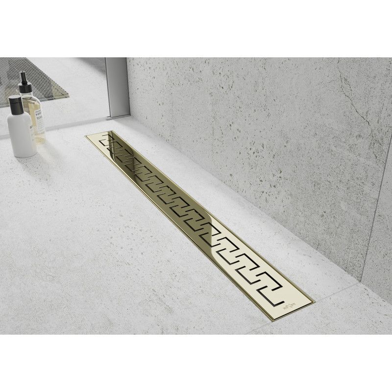 Odpływ liniowy Mexen Flat złoty 50 cm 1 szt.
