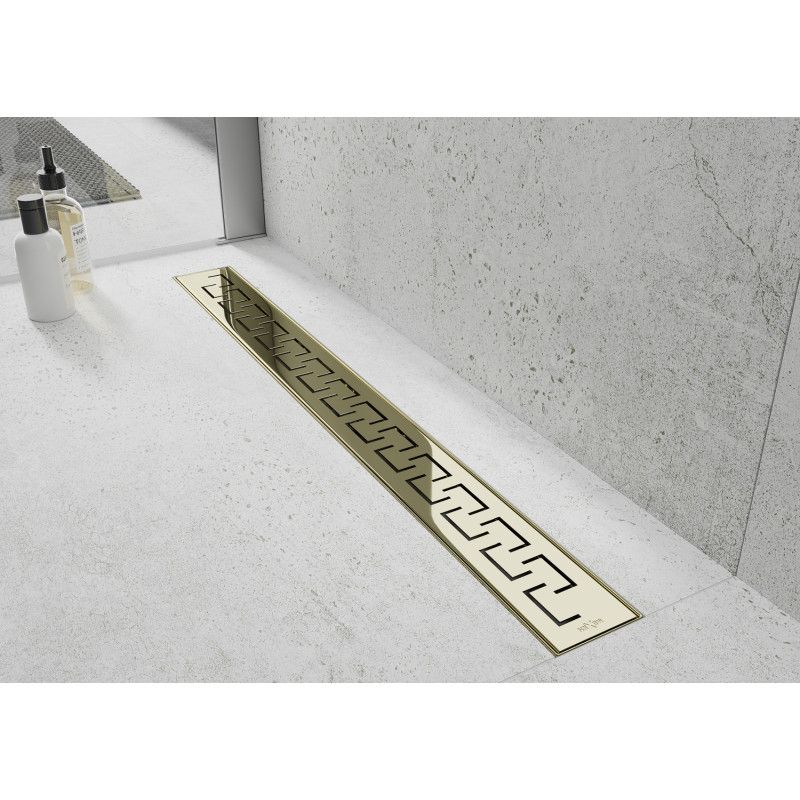 Odpływ liniowy Mexen Flat złoty 90 cm 1 szt.