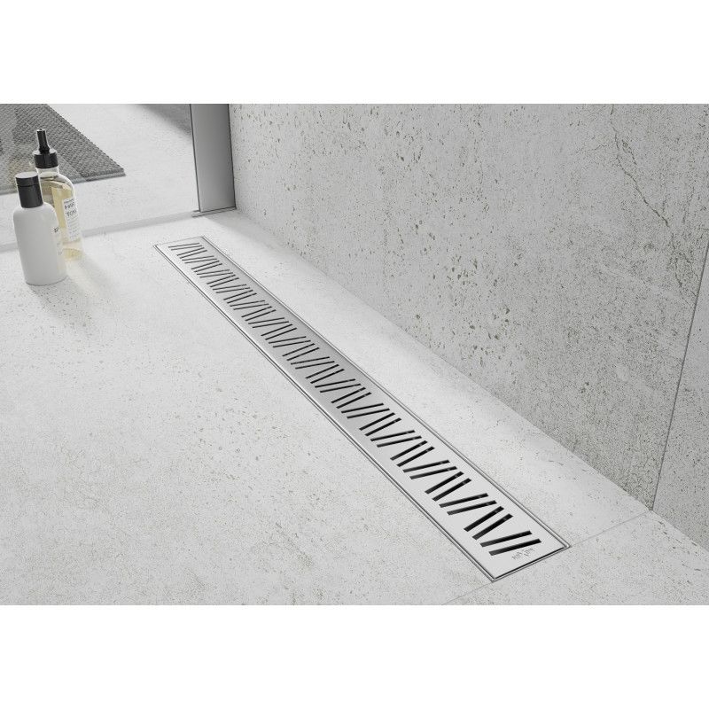 Odpływ liniowy obrotowy Mexen Flat inox 1 szt.