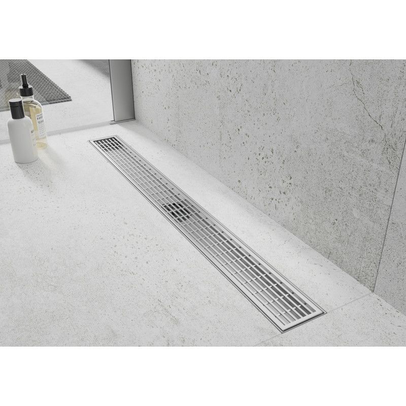 Odpływ liniowy obrotowy Mexen Flat inox 1 szt.