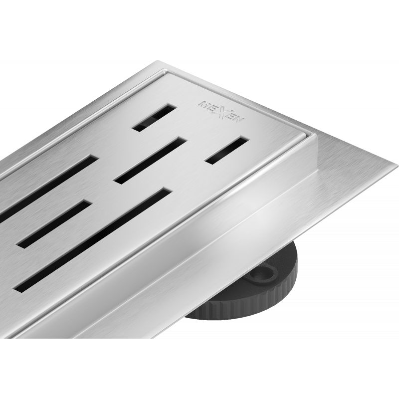 Odpływ liniowy obrotowy Mexen Flat inox 100 szt.