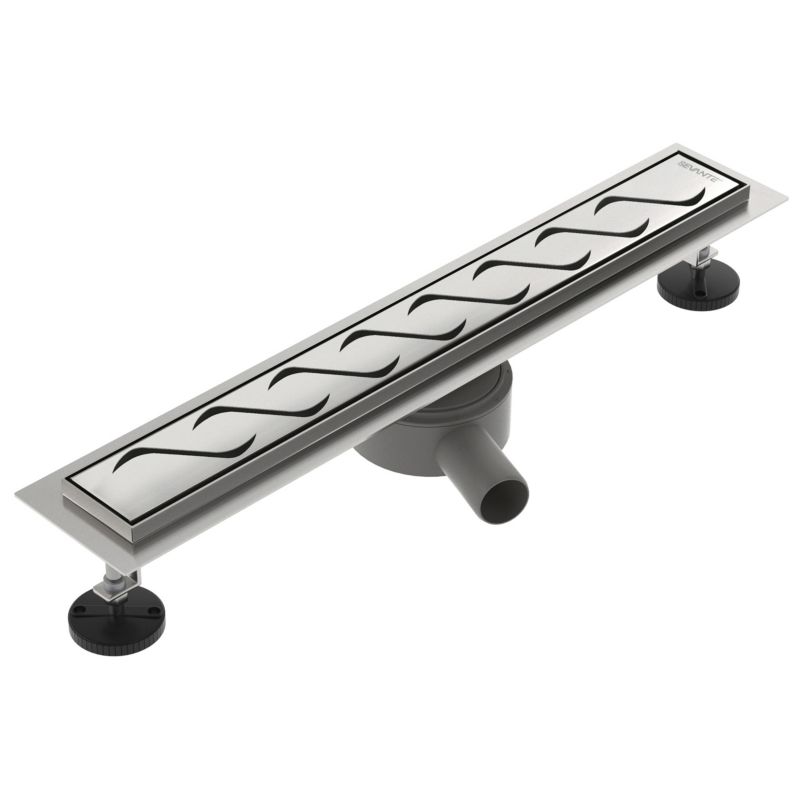 Odpływ liniowy obrotowy SEVANTE z maskownicą WK100 80 cm inox FLAT 1szt.