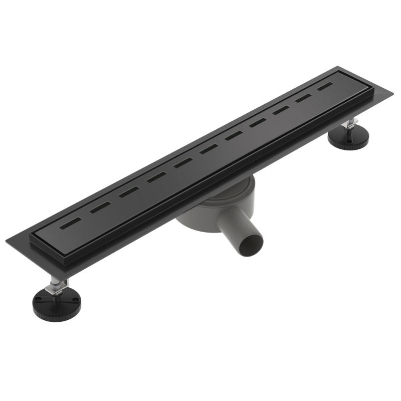 Odpływ liniowy obrotowy SEVANTE z maskownicą WK121 50 cm czarny FLAT 1szt.
