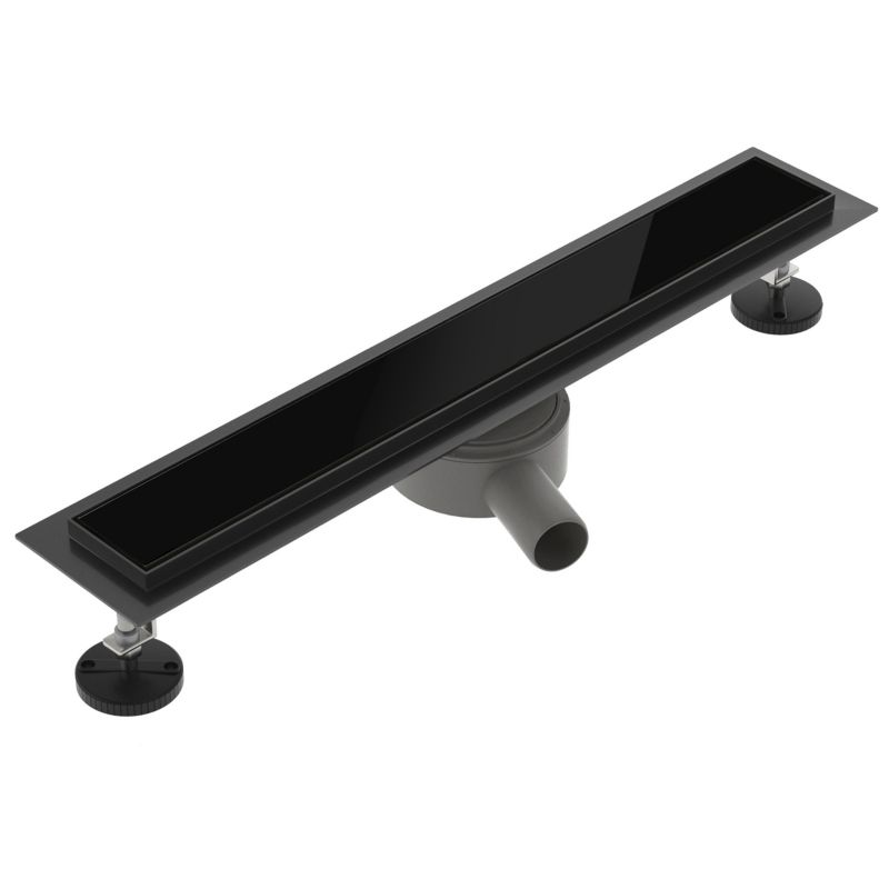 Odpływ liniowy obrotowy SEVANTE z maskownicą WK169 50 cm czarny FLAT 1szt.
