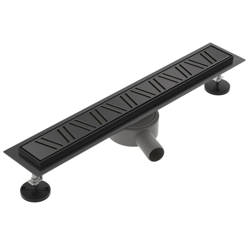 Odpływ liniowy obrotowy SEVANTE z maskownicą WK180 80 cm czarny FLAT 1szt.