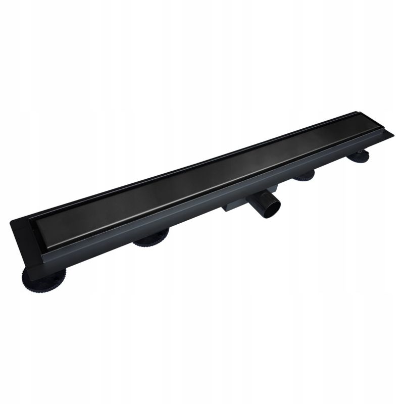 Odpływ liniowy prysznicowy BVT Best Drain 60 cm metalowa pokrywa 2w1 czarny mat 1 szt.