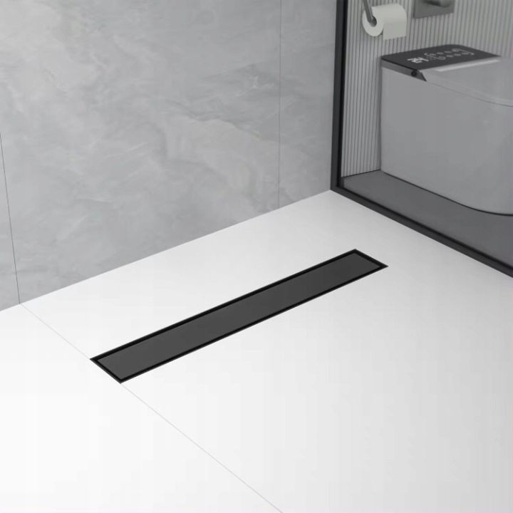 Odpływ liniowy prysznicowy BVT Best Drain 60 cm metalowa pokrywa 2w1 czarny mat 1 szt.
