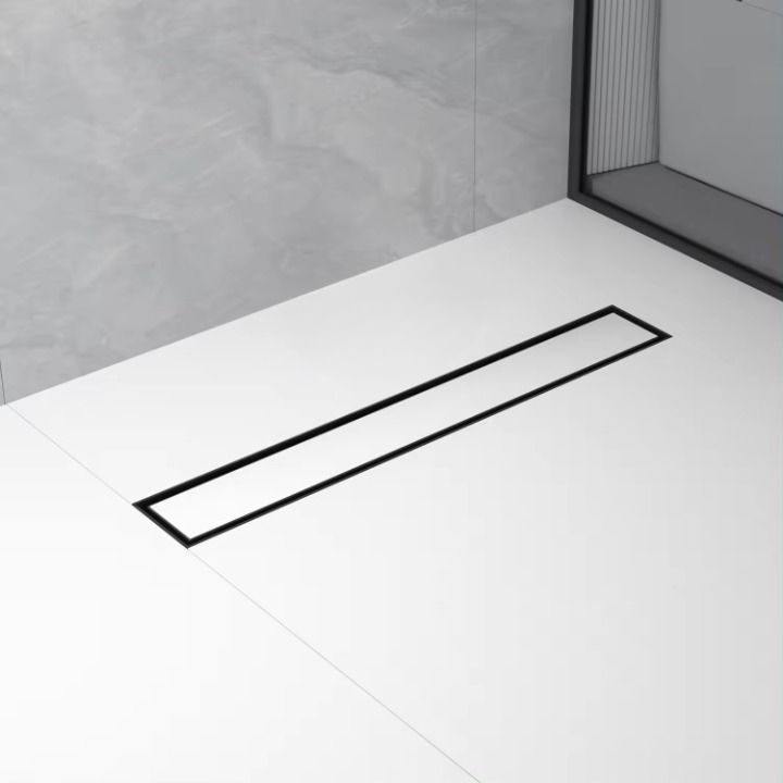 Odpływ liniowy prysznicowy BVT Best Drain 60 cm metalowa pokrywa 2w1 czarny mat 1 szt.