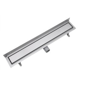Odpływ liniowy przyścienny Vogi ruszt Duo pod płytkę 50 cm stalowy 1 szt.