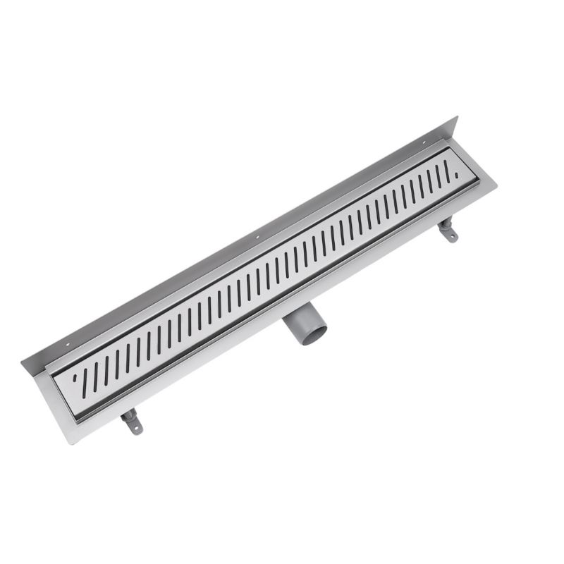 Odpływ liniowy przyścienny Vogi ruszt paski Rigo 50 cm stalowy 1 szt.