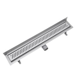 Odpływ liniowy przyścienny Vogi ruszt paski Rigo 60 cm stalowy 1 szt.