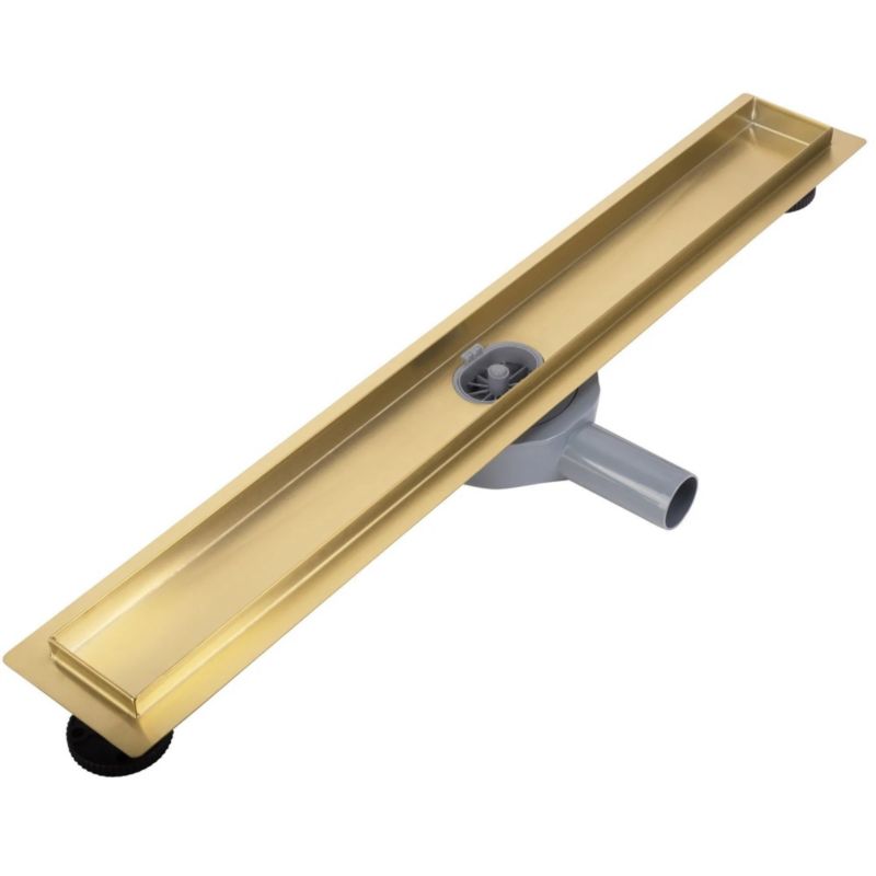 Odpływ liniowy Rea Neox pro 60 cm złoty, 360 syfon, osadnik, 1 szt.