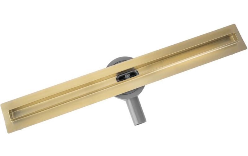 Odpływ liniowy Rea Neox Slim Pro 70 cm złoty, syfon obrotowy, 1 szt.