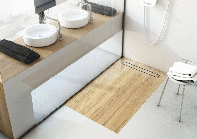 Odpływ liniowy Schedpol Base-Low Black Czarny mat z maskownicą do zabudowy płytkami 70 cm OLP70/CST-LOW 1 szt.