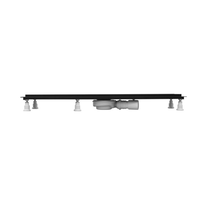 Odpływ liniowy Schedpol Base-Low Black Czarny mat z maskownicą do zabudowy płytkami 70 cm OLP70/CST-LOW 1 szt.