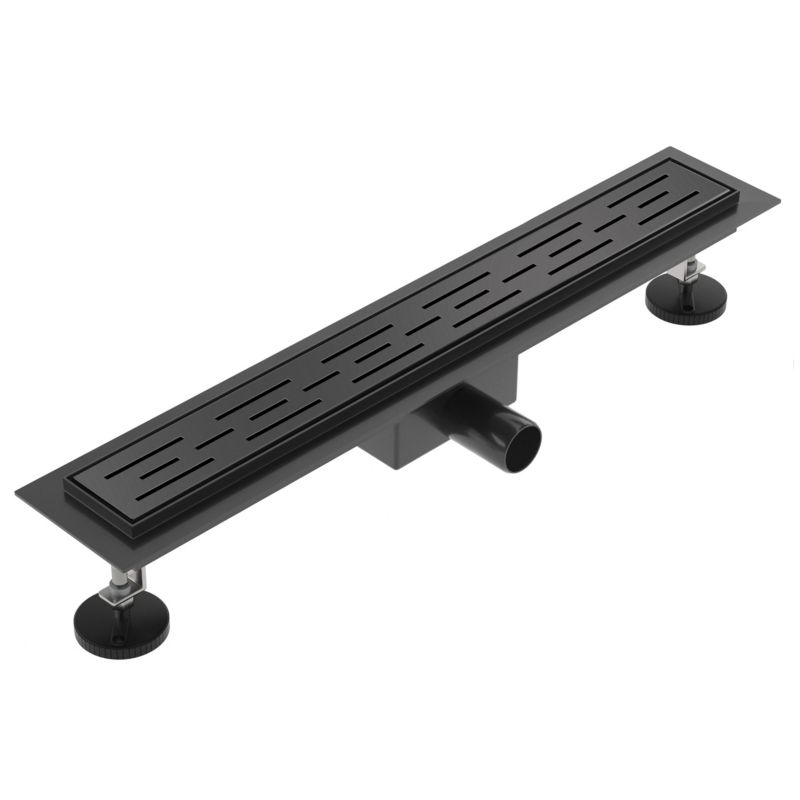 Odpływ liniowy SEVANTE z maskownicą WK006 100 cm czarny FLAT 1szt.
