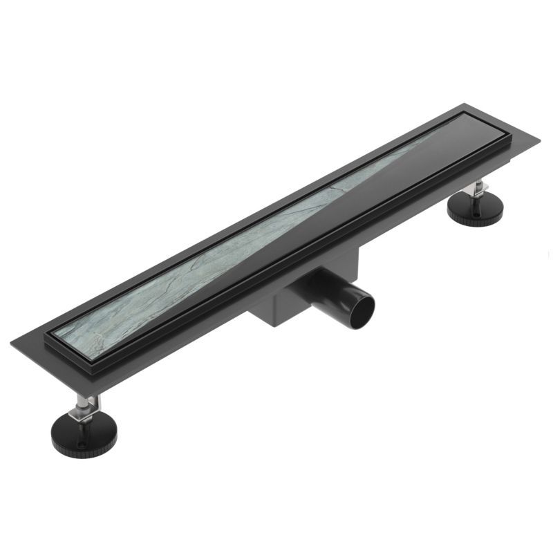 Odpływ liniowy SEVANTE z maskownicą WK023 110 cm czarny FLAT 1szt.