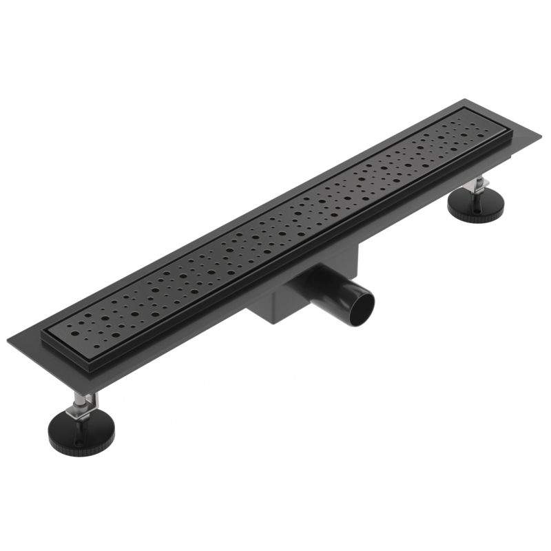 Odpływ liniowy SEVANTE z maskownicą WK046 100 cm czarny FLAT 1szt.