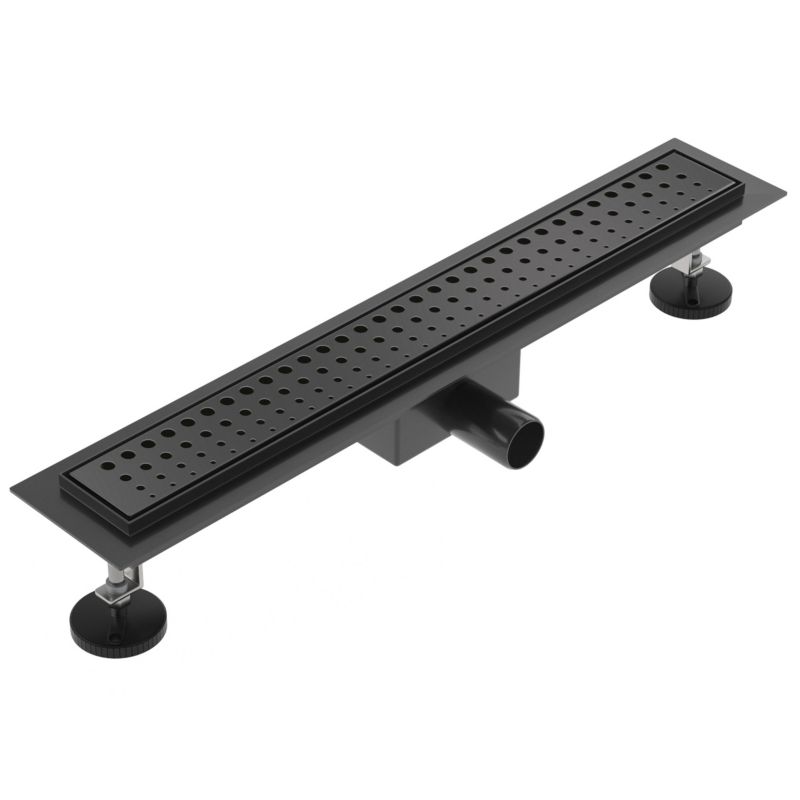 Odpływ liniowy SEVANTE z maskownicą WK111 110 cm czarny FLAT 1szt.