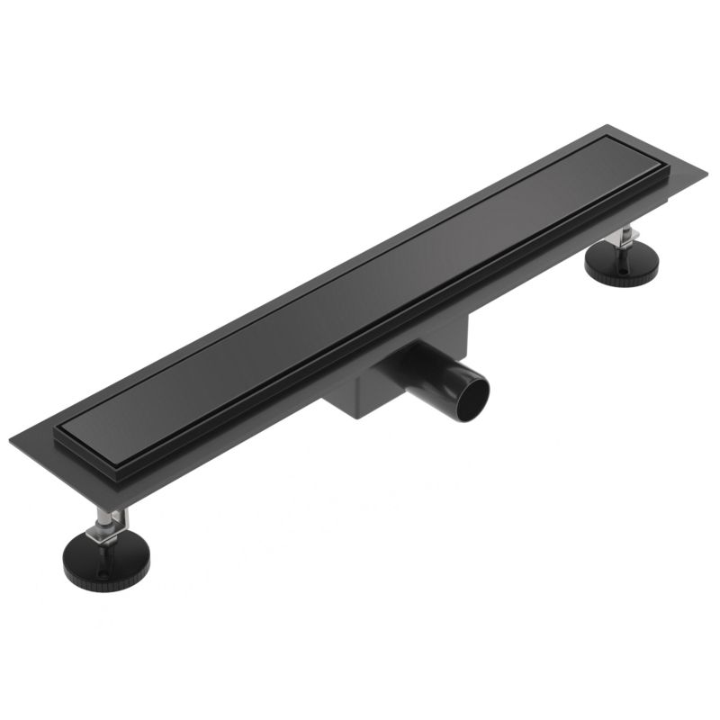 Odpływ liniowy SEVANTE z maskownicą WK171 70 cm czarny FLAT 1szt.
