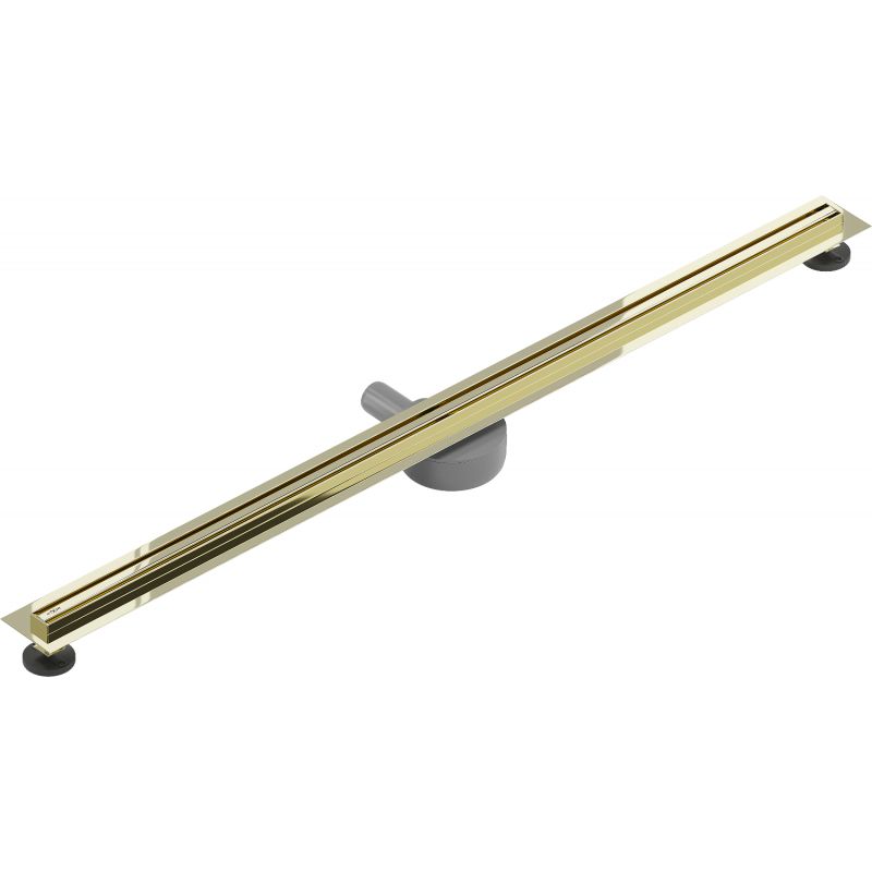 Odpływ liniowy slim Mexen Flat 360 złoty 150 cm